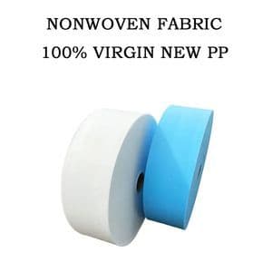 S Ss Polypropylene Spunbond Hydrophobic Non Woven Fabric Rolls Nonwoven Raw Material