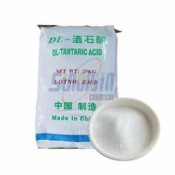 Food Additive Powder Dl L Tartaric Acid for Wine Price