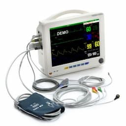 Medical Equipment Hospital Use 6 Multi-Parameters Medical Patient ICU Bedside Monitor