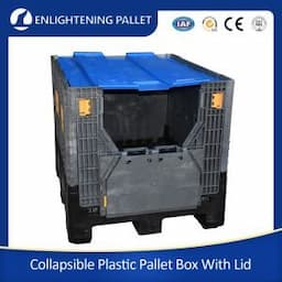 1200*1000*975mm Heavy Duty Plastic Collapsible Bulk Containers/Folding Plastic Pallet Box