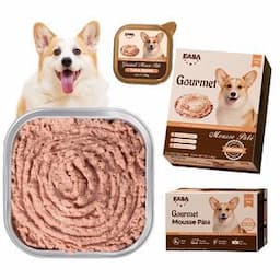 Hydrating Mousse Pate Meat in Gravy Broth Liquid Snacks Treat Wholesale Supply Wet Cat Dog Food Canned 100g