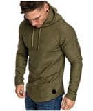 Fashion Mens Hoodies Men Solid Color Hooded Slim Sweatshirt Mens Hoodie Hip Hop Hoodies Sportswear Tracksuit