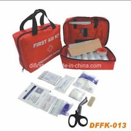 Home Car Emergency Red First Aid Kit Dffk-013