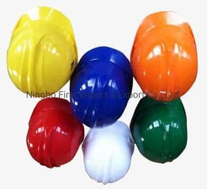 Safety Equipment V Type PE ABS Labor Industrial Safety Helmet