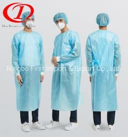 PP+PE 40GSM Isolation Suit Protective Suit Dmdc-000