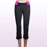 Newest Style of Ladies Yoga Pants 100% Polyester Fitness Pants Capri Pants