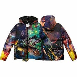 High Quality Customized Logo Printing Puffer Jacket