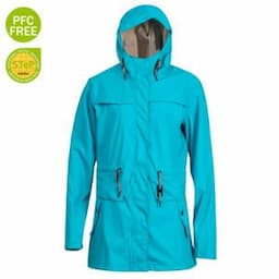 Popular in Germany PU Waterproof Slim Raincoat Fashion Windproof Rain Jacket