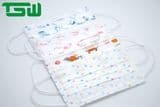 Tsw Comfortable 3/4 Ply Disposable Nonwoven Print Face Mask