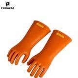 25kv Electricians Insulation Rubber Gloves with Importer Rubber