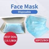 Non Woven 3D Anti Dust 3ply Layer Disposable Face Mask