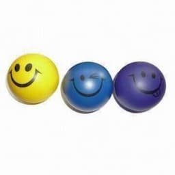 Wholesale Toys 2024 PU Foam Smiley Stress Ball Shape Cheap Products Gadget