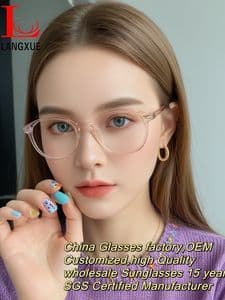 New Arrival Fashion Popular Computer Anti Blue Light Blocking 2024 Eyewear Men Women Vintage Eyewear