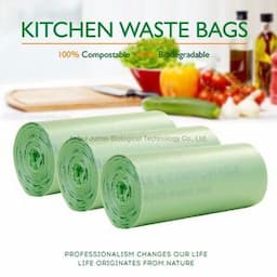 Biodegradable Compostable Disposable Custom Printed Eco Friendly Trash Garbage Bag