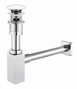 Bathroom Fittings: Pop-up Waste and Versatile Sink Drain with Bottle Trap