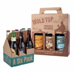 Factory Price Six Pack Carrier Liquor Beer Box Foldable Kraft Paper Corrugated Carton Wine Packages Gift Box for Bottles