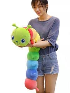 Wholesale Custom Colorful Rainbow Caterpillar Plush Toy