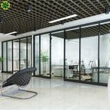 Office Panel Room Factory Price Glass Cubicle Wall Glass Office Partition Cubicle