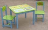 Children Furniture - One Table and Two Chairs (HEK-722-7/8)