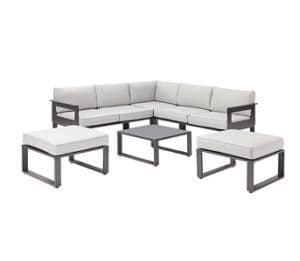 Aluminium Frame Sectional Sofa Wholesale Model Outdoor Furniture Living Room Furniture