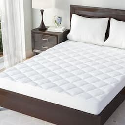 Quilted White Soft Microfiber and Hypoallergenic Mattress Protector