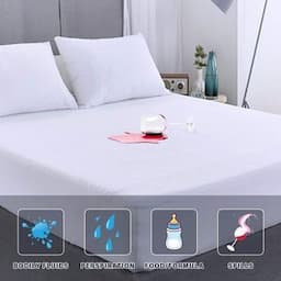 Waterproof Cotton Terry Cloth Mattress Protector and Bed Cover