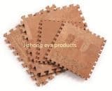 Cork Mat/Protective Flooring Mats with EVA Foam Interlocking Tiles