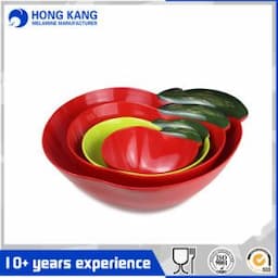 Custom Design Melamine Bowl Fruit Salad Food Container