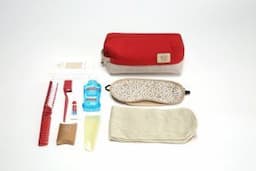 Personal Care Customized Complete Set Fly Airline Amenity Kit with Plane Travel Set Dental Kit