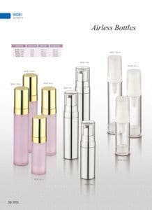 High-Quality Cosmetic Packaging Airless Bottles (WDB1) Provided by Chinese Manufacturer