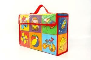 Colorful Hand-Drawn Cube Toys Set for Baby Cognitive Development Gift