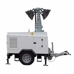 China Supplier Factory Outdoor Lighting Tower Telescopic Portable Mobile Light Tower Diesel Generator Lifting Height 7m Cheap Price