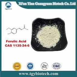 Natural Bulk Best Price 98% CAS 1135-24-6 Ferulic Acid Powder