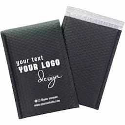 High Quantity Customised printing Packaging Poly Mailer Black Bubble Mailer Envelope Bag