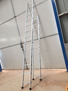 Wholesale Building Material Straight Aluminium Staircase Multi Purpose Metal Stairs Scaffolding Aluminum Ladder for Construction