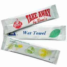 Restaurant Individually Wrapped Wet Cleaning Hand Wipes