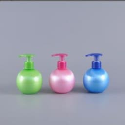 220ml Pearly Luster Globular Plastic Bottle for Hand Sanitiser