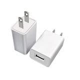 10W Wall Plug in 5V 2A 2000mA 5 Volt 2 AMP AC DC USB Charger Adapter with Us Plug & UL FCC Certified for Android Cellphones