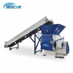 Single Shaft Crusher Scrap Glass Bottles Recycling Shredder Medicine Bottle Cutting Plastic Crushing Machine Price