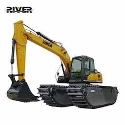 Second Hand Excavators Mini Excavator Skid Steer Loader Used Amphibious Excavator for Road Mining Dredging Construction