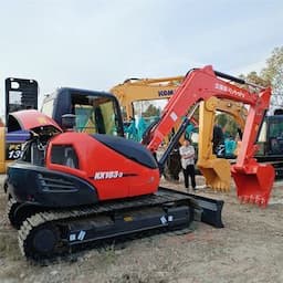 Japanese Brand Used Kubota 183-3 Excavator Second-Hand Hydraulic Construction in Good Condition