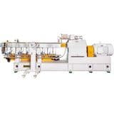 Shj-65 Nylon/PA6/66/PP+Short Glass Fiber Twin Screw Compounding Extruder with Water Cooling Strand Pelletizing System