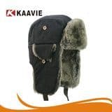 Men Earflap Bomber Hat Trooper Trapper Earflap Aviator Hat Russian Winter Hat