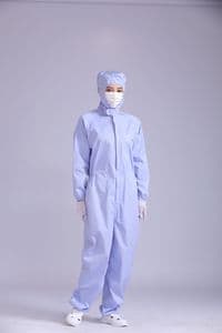 Purple Four-Piece ESD Anti-Static Safety Lab Clothing