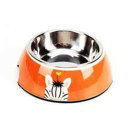 Anti-Slip Melamine Dog Bowls Stainless Steel Pet Feeder Dog Food Feeding Bowl