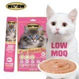 Wimow Pet Food Salmon / Chicken /Tuna Cat Strip 15g Cat Treats ODM Wet Cat Food OEM Makanan Basah Kucing Pet Bulk Cat Snack