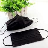 3ply Dust Face Mask Disposable Black Face Mask