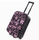 Travel Luggage With Printed Cottons