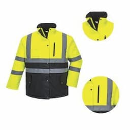 Customized Waterproof Security Jackets Hi Vis Men Reflective Safety Clothing Working Uniform