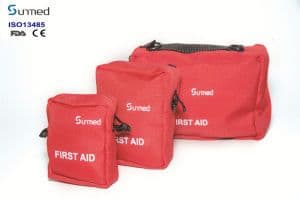 CE ISO FDA Travel Bag First Aid Kit Nylon Pouch for Outdoor Family S/M/L